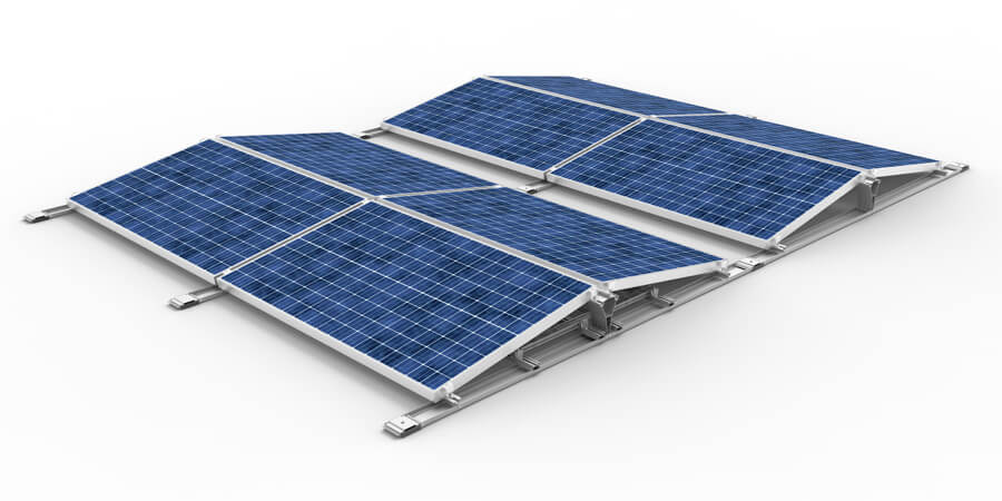 sistema de montaje solar no penetrante
