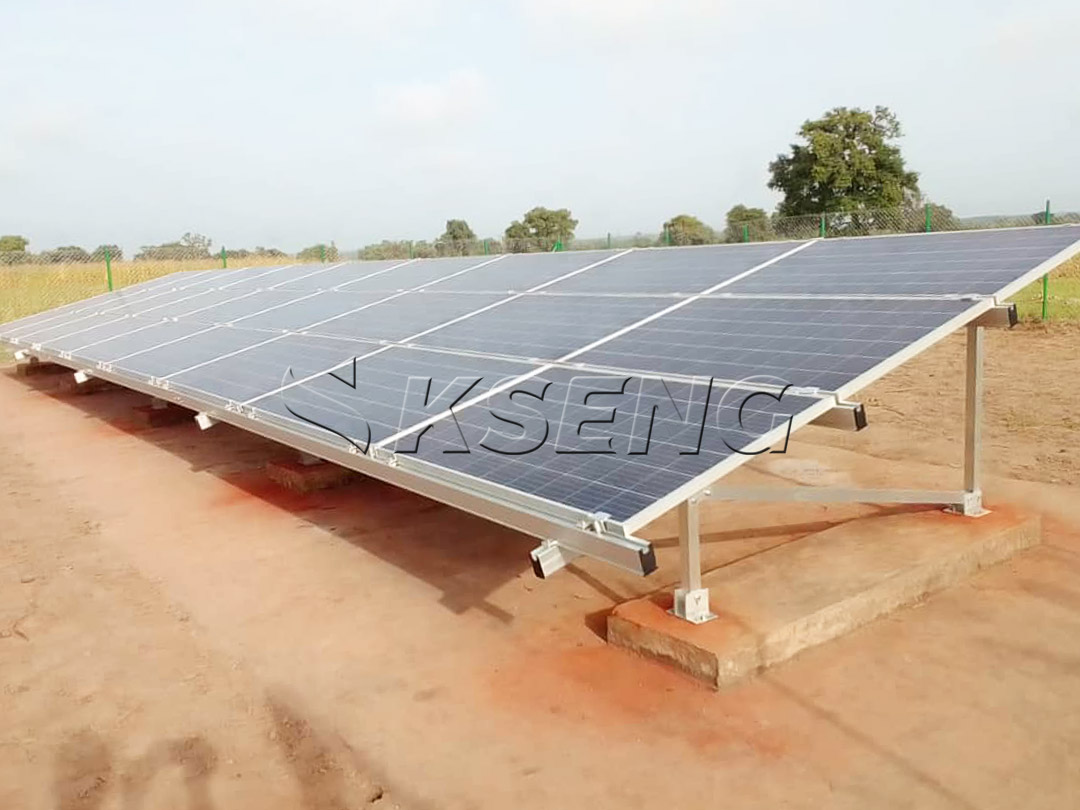 500kW: solución solar terrestre de aluminio en Gambia
