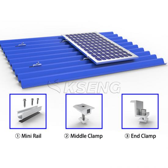 montaje de techo solar
