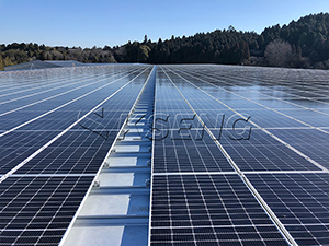 1522.8KW-Solar Metal Roof Mounts Solución de abrazadera de techo solar en Japón