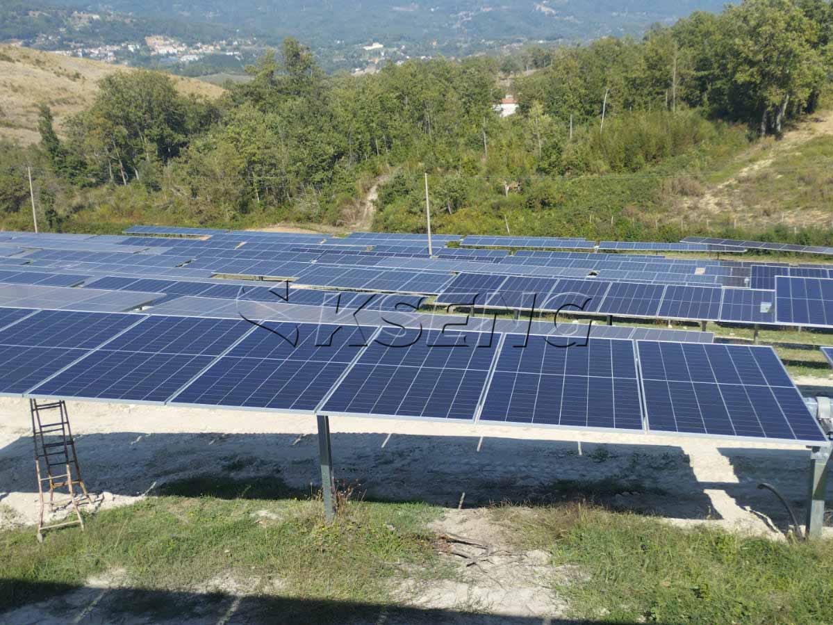 1MW - Solución de seguimiento solar en Italia