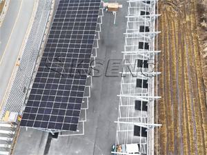 Successful 300KW Carbon Steel Solar Carport Installation: A Sustainable Solution for Green Energy