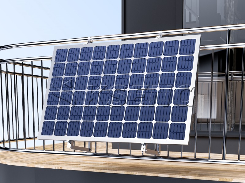 ¿Conoce el sistema de montaje de energía solar fotovoltaica para balcones?