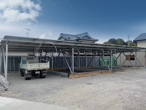 Proyecto de cochera solar de 33.3KW en Japón
