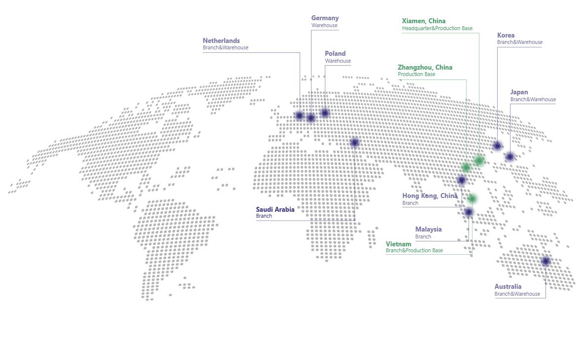 Presencia global
